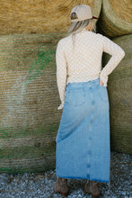 Load image into Gallery viewer, Aces Denim Midi Skirt