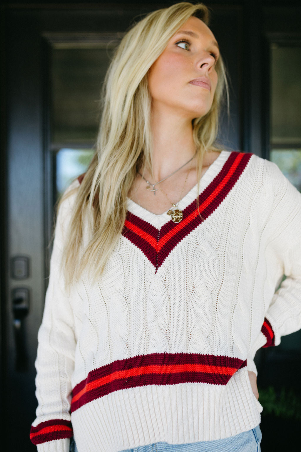 Georgia Cable Knit Sweater