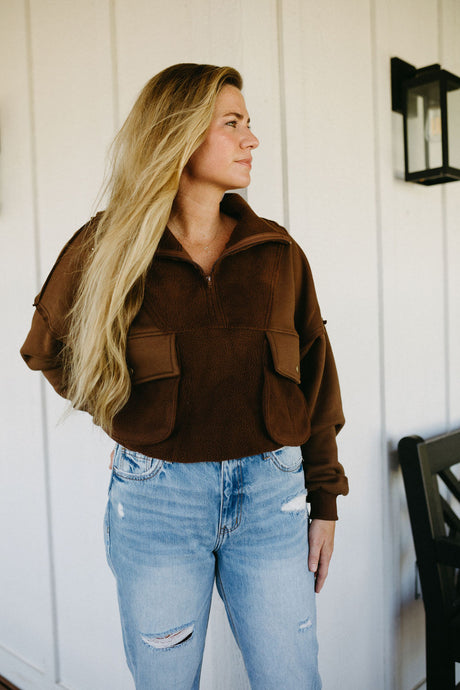 Carter Pullover | Chocolate