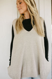 Homebody Oversized Sweater Vest