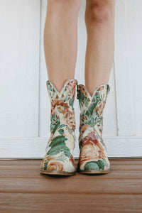 Maxine Floral Bootie