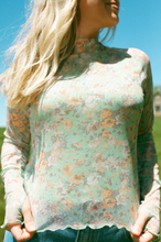 Load image into Gallery viewer, Alexandra Floral Mesh Top