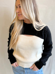 James Cut-Out Sweater