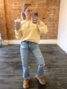 Katelynn Distressed Straight Jeans