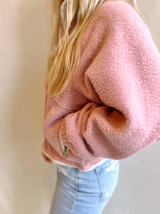 Mauve Fleece Pullover