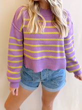 Load image into Gallery viewer, Janette Striped Sweater