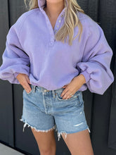 Load image into Gallery viewer, Piper Button Pullover | Lavender