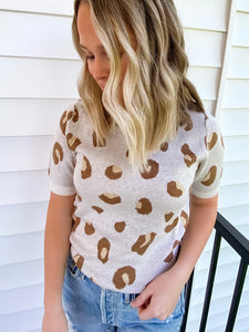 Spotted in Leopard Top