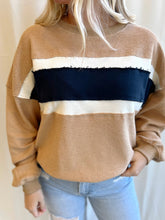 Load image into Gallery viewer, Neutral Stripe Sweatshirt