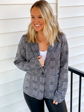 Load image into Gallery viewer, Jackie Houndstooth Blazer