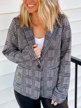 Load image into Gallery viewer, Jackie Houndstooth Blazer
